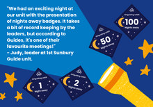 Load image into Gallery viewer, Nights away record cards