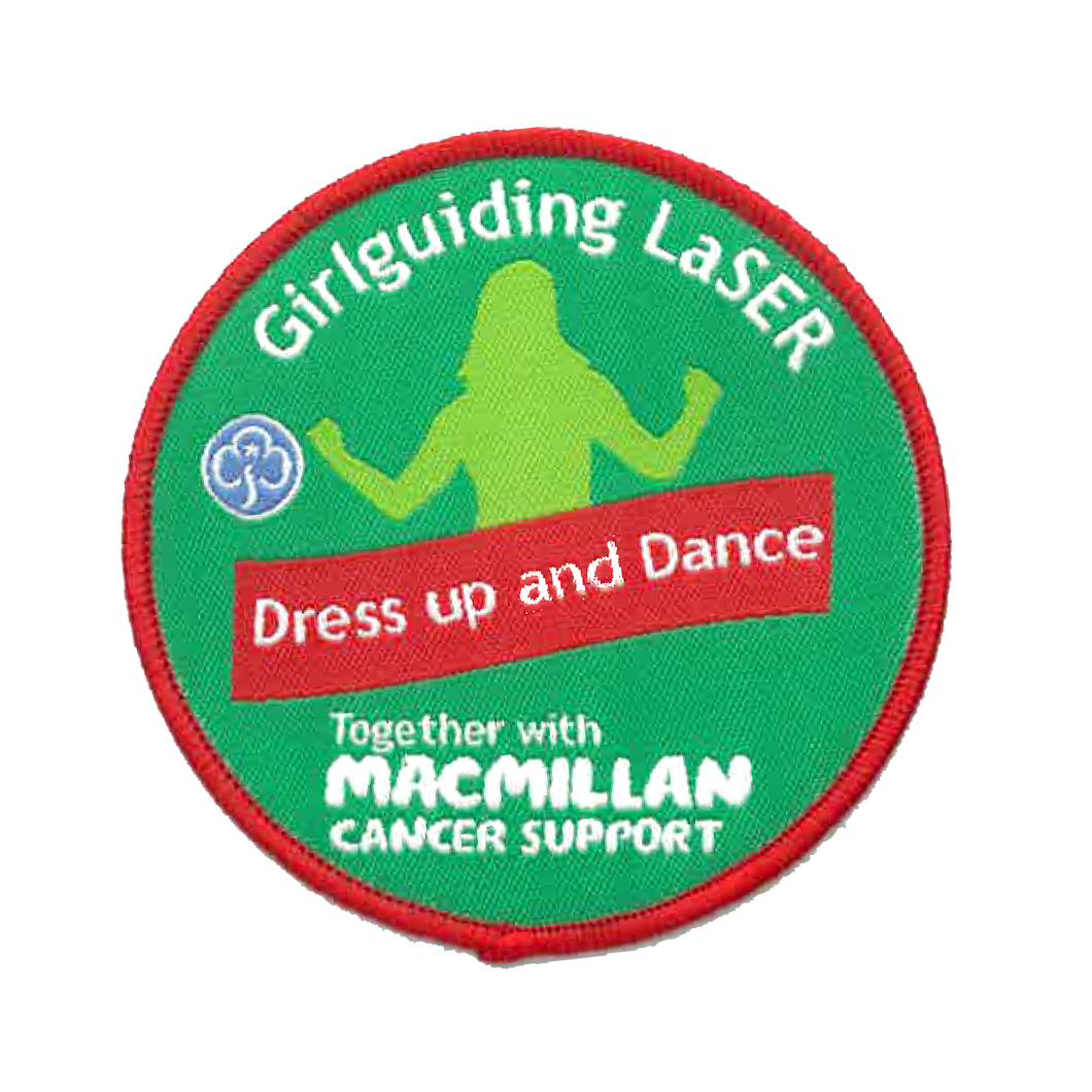 Macmillan Dress Up & Dance Badge