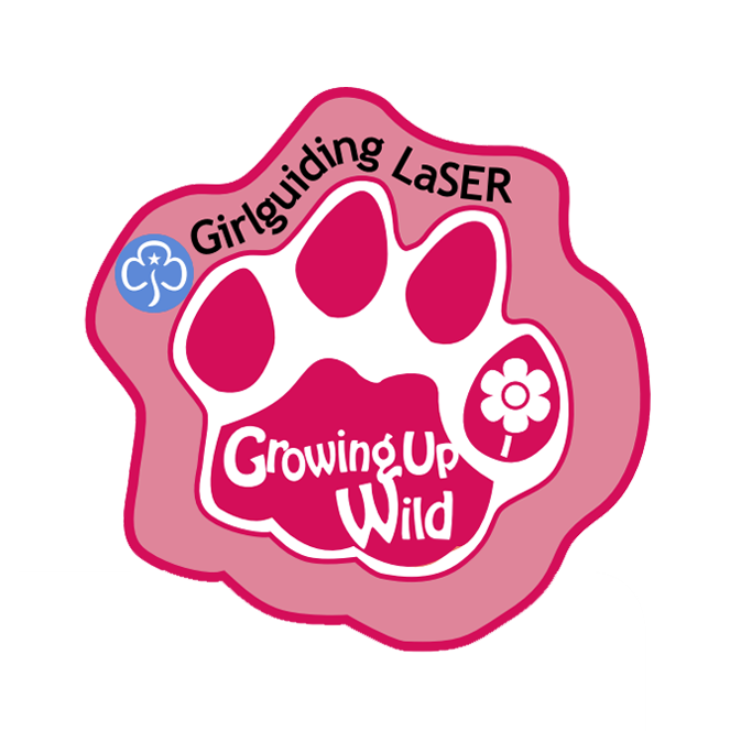 Growing Up Wild Badge -  In a Garden