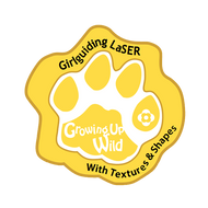 Growing Up Wild Badge - With Textures & Shapes